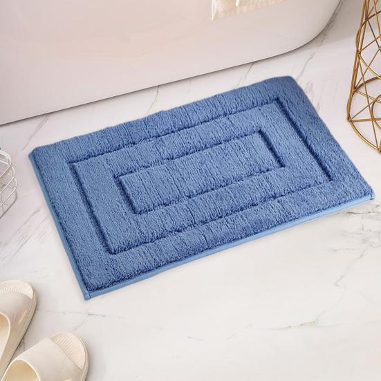 Doormat Oblong Shape Anti-slip Strong Water Absorption Foot Drying Wear-resistant Indoor Entrance Door Mat Living Room Kitchen Bathroom Entryway