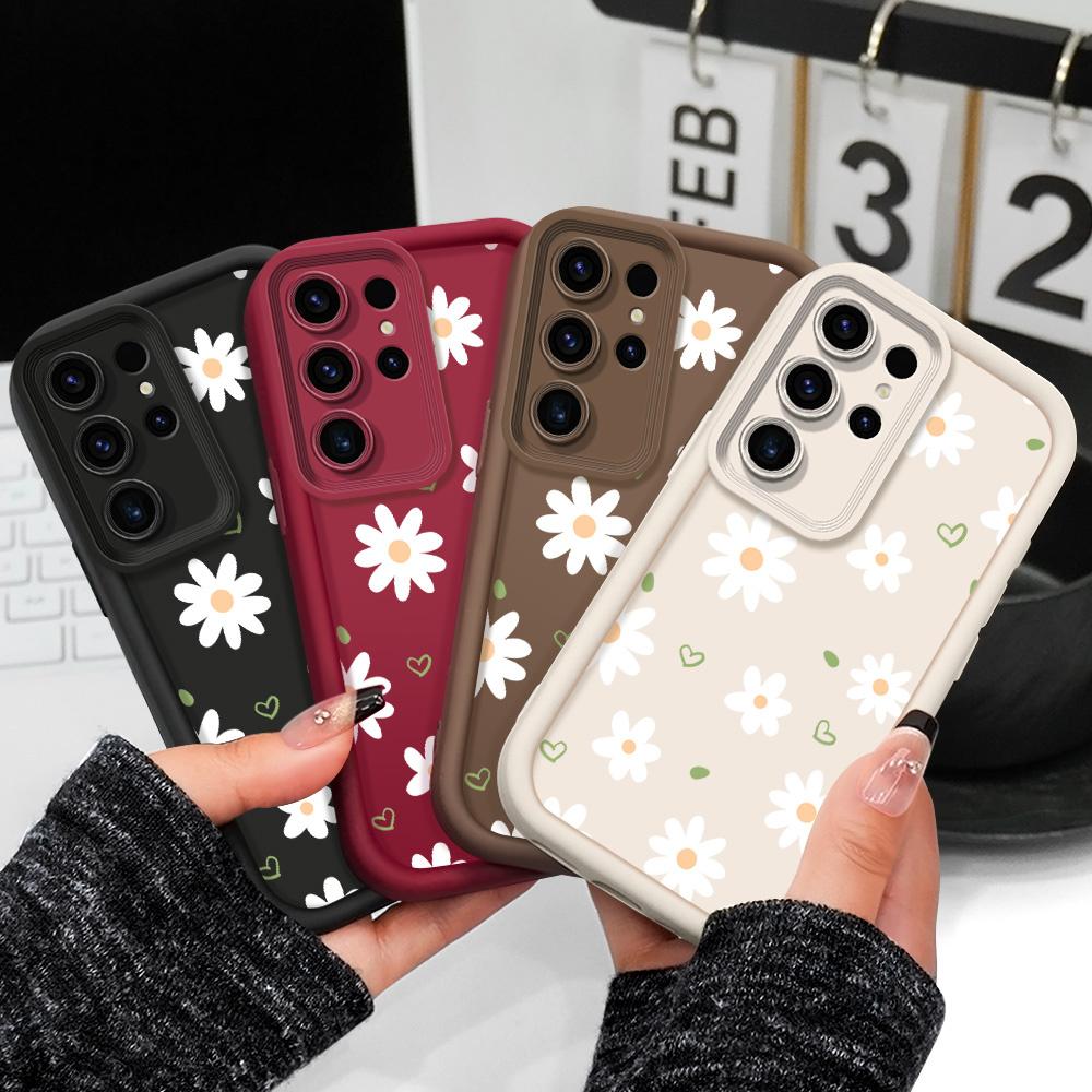 Чехол для телефона 'Плавающие маргаритки' для Samsung Galaxy S23 S22 S21 S20 FE Plus Ultra Note 20 5G Мягкая крышка 'Лестница'