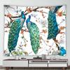 Green Peacock Decorative Tapestry Office Living Room Decor Home Wall Tapestry