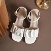 New Fashion White High Heel Shoe Buckle Sandalias Grace Dress Female Designer Party Shoes 2025 Summer Women's Sandals