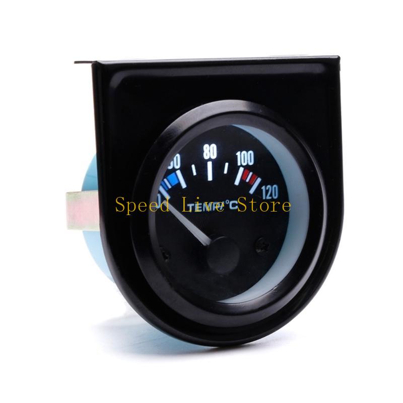 547C 2" 52mm Black Car Auto Digital LED Water Temp Temperature Gauge 40-120℃ New