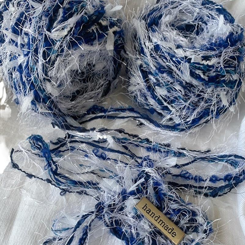 80 г/моток пряжа бабочка шерстяная мягкая смешанная пряжа мохеровая пряжа ручного крашения вязаная крючком шарф шапка свитер и сумка