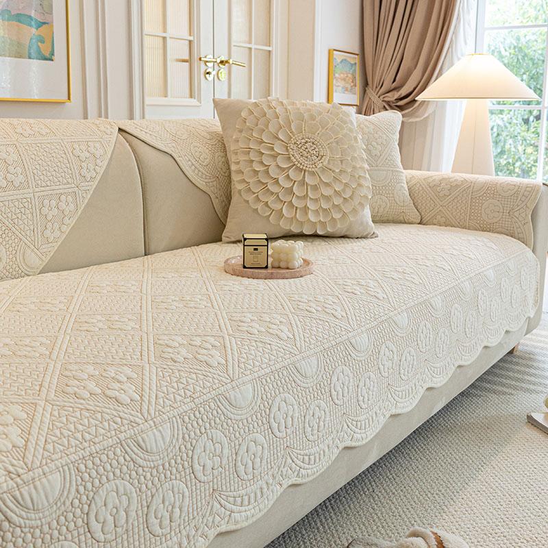 Четыре сезона универсальная хлопковая подушка для дивана, ткань, противоскользящая подушка, светильник, роскошный чехол для дивана, простой чехол для дивана, полное покрытие