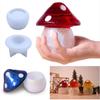 DIY Epoxy Resin Crystal Mold Mushroom Storage Box Decorative Jewelry Box Mirror Silicone Mold