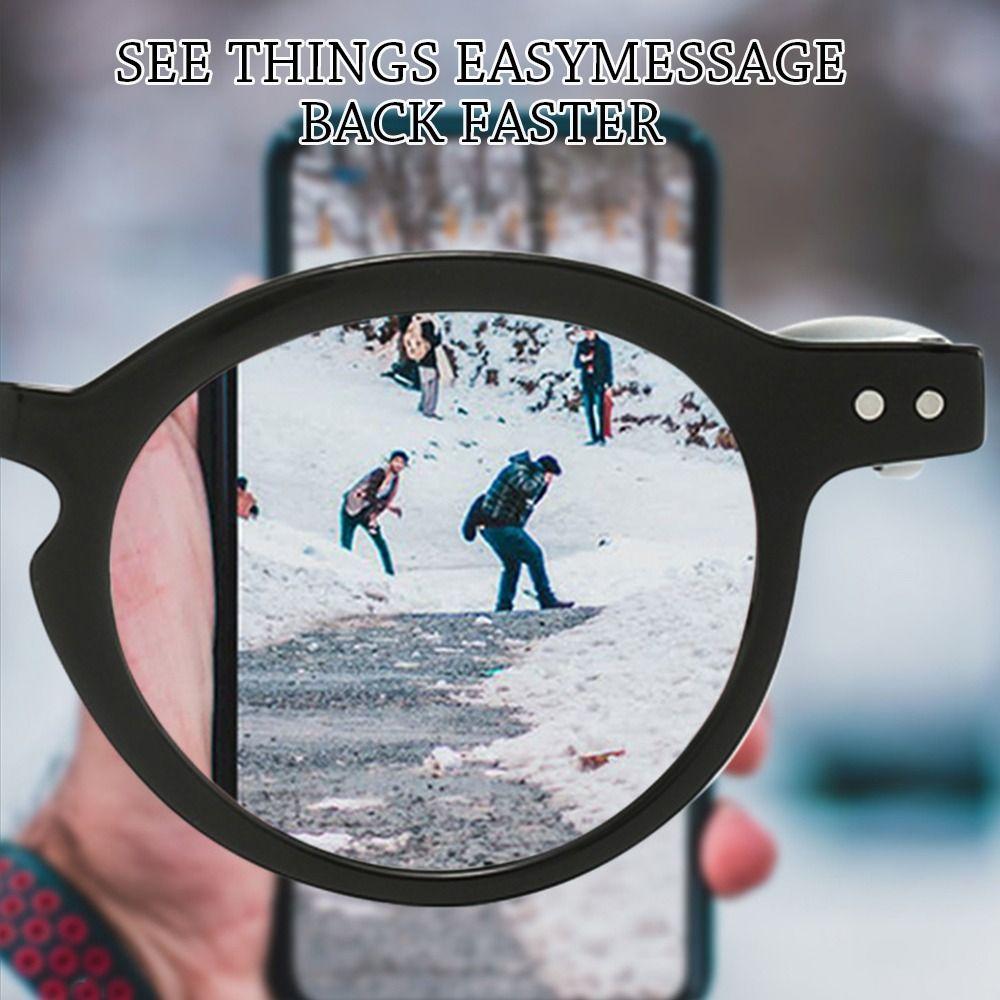 Eye Protection Round Eyeglasses PC Hyperopia Glasses Comfortable Reading Glasses Men Women