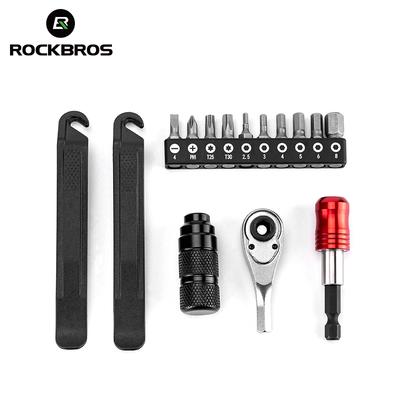 ROCKBROS Набор динамометрических ключей для велосипеда Двунаправленный Комплект инструментов для ремонта велосипеда Торцевой ключ Портативные инструменты для обслуживания велосипеда