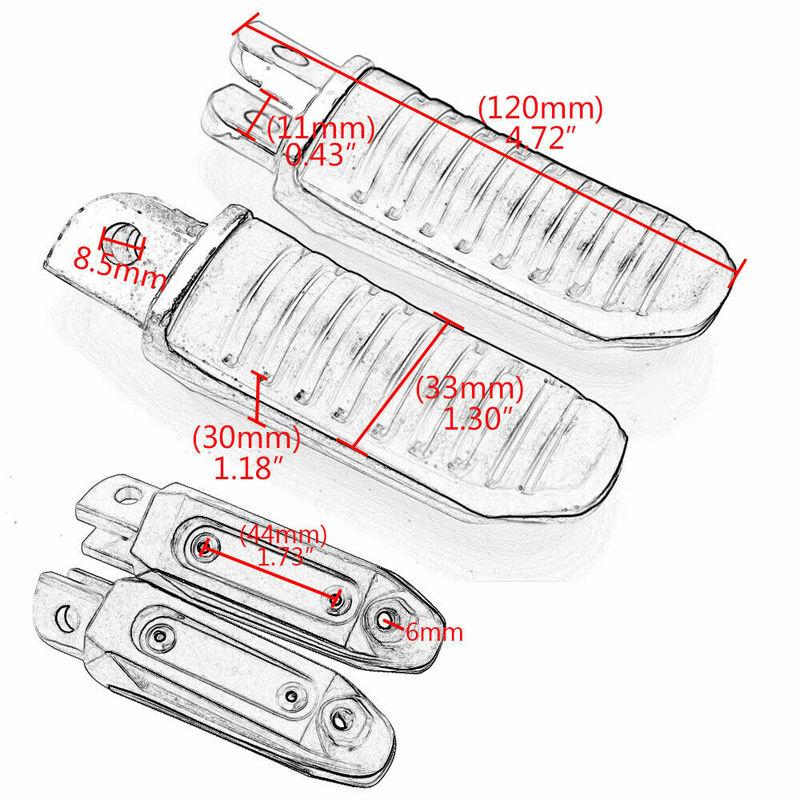 Fit For SUZUKI 1996 - 2005 BANDIT GSF1200 GSF600 1996 - 2000 Motorcycle Front Footrest Pedals Foot Pegs GSF 1200 GSF 600 1997