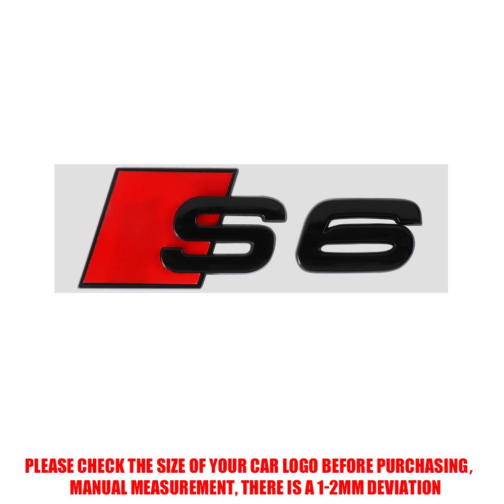 3D Metal S3 S4 S5 S6 S7 S8 Emblem Sticker Badge Decals Auto Side Body Trunk Stickers Center Cover For Audi b6 a5 a3 8p S RS5 RS8