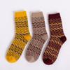 3 Pairs of Women's New Wavy Faux Ferret Thickened Warm Tube Socks