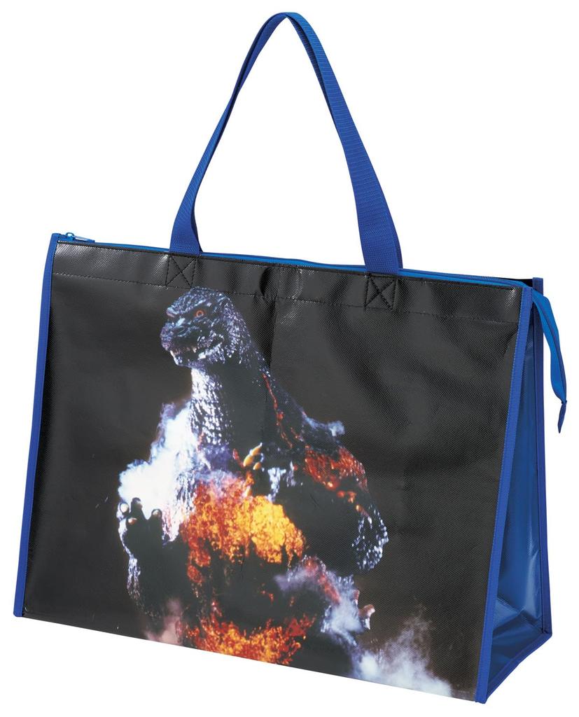 Skater Leisure Leisure Sheet Fabric Tote Godzilla Bag, Bag, Large, Outdoor, Picnic, Lunch, Insulated, 1995, KVB3-A