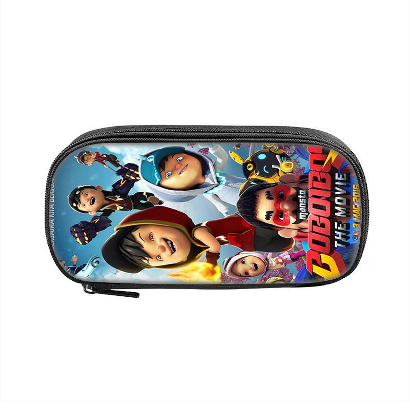 Пенал Boboiboy для детей, нейлоновая сумка для хранения с мультяшным дизайном