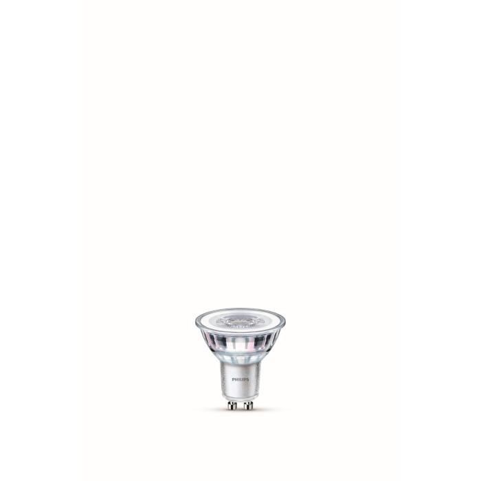 Philips Ampoule LED Equivalent50W GU10 Blanc chaud Non Dimmable