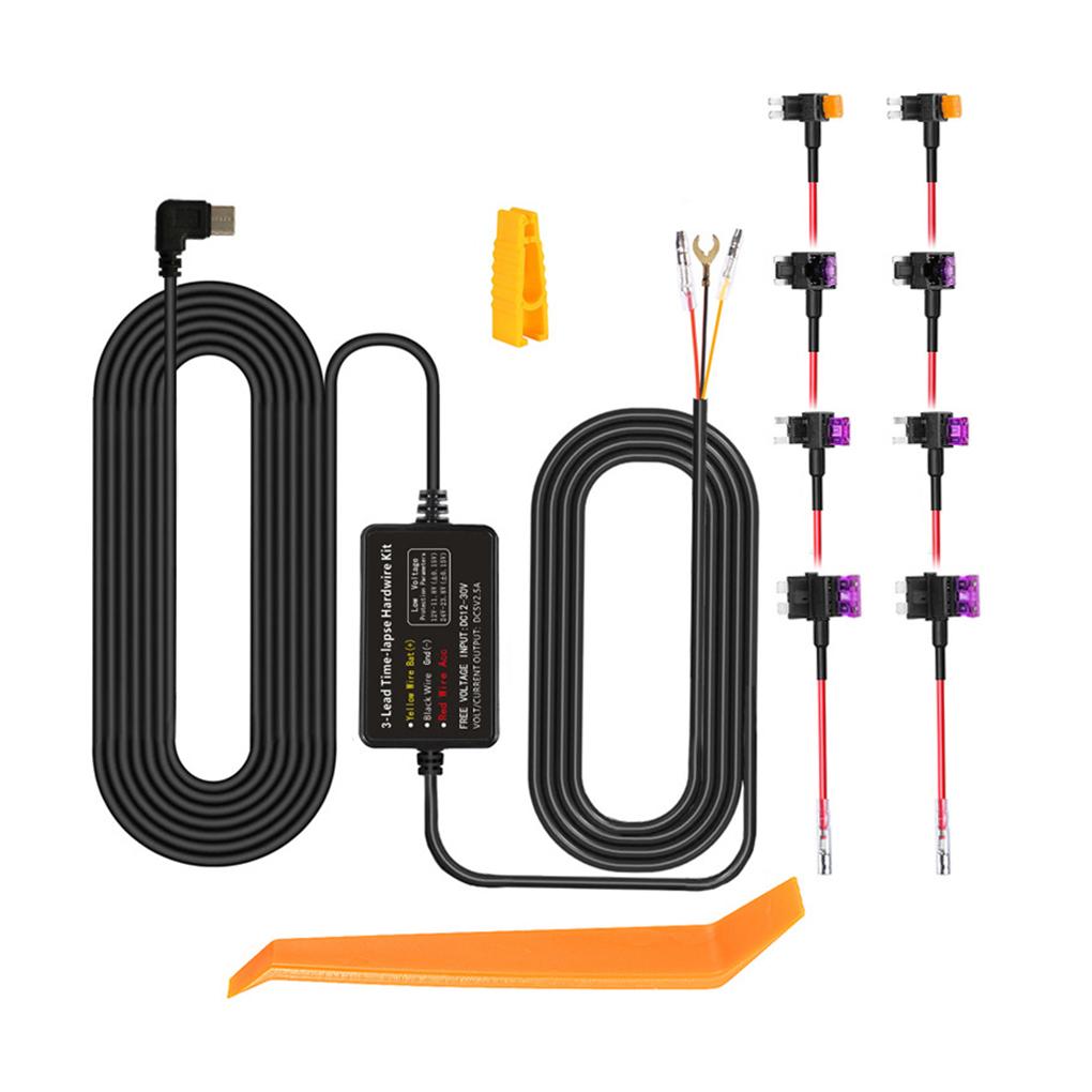 Комплект для скрытой проводки Type-C для видеорегистратора - Прочный и удобный, быстрая зарядка, универсальная совместимость