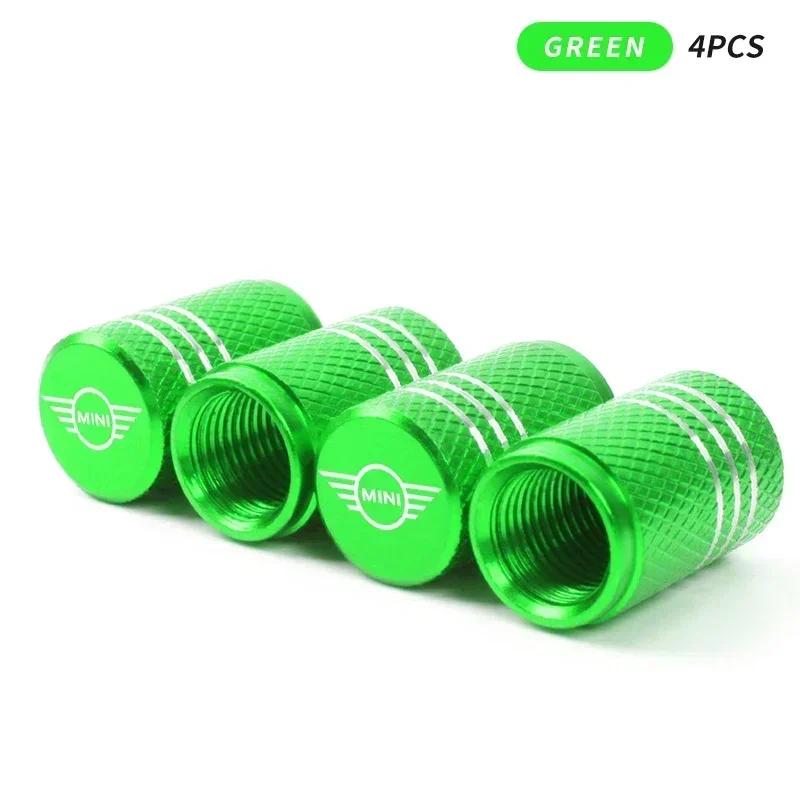Cars R56 For BMW MINI Car For BMW Automobile Tire Inflation Nozzle Cover Bolt-in Aluminum Theftproof Valve Caps For BMW Mini Coo