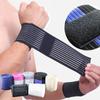 1pc Elastic Bandage Hand Stripes Safe Dirt-proof Wearable Sports Knee Support Strap Ankle Leg Protector Band Wrist Brace Fitness