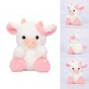 Soft And Fluffy Strawberry Cow Toy Perfect For Cuddling