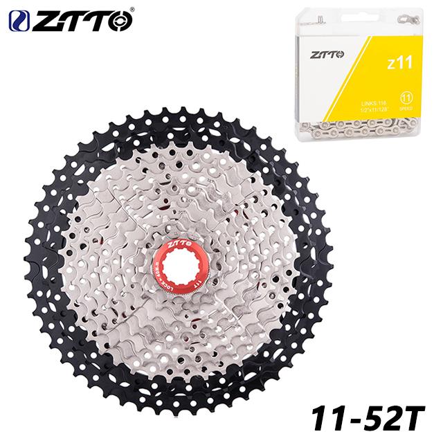 ZTTO MTB Bike 11 Speed Group set 1X11 Shift Lever Rear Derailleur 11V Chain Current 11V50T 52T Cassette MTB Sprocket K7 Flywheel