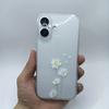 Fresh daisy transparent phone case suitable for iPhone 17 16 15 14 13 12 11 Pro/Max/Plus anti drop and shockproof back cover