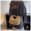 Mink-style Pleated Plush Handbag & Crossbody Bag for 2025