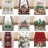 Linen Christmas Table Runner Snowman Xmas Tree Home Dining Table Cover Tablecloth 2025 Navidad Noel Christmas Decorations 2025