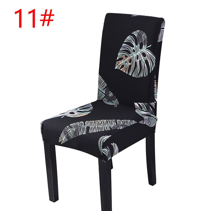 1 PC Seat Cover Chair Slipcover Floral Printing Elastic Chair Covers Stretch Spandex Generic