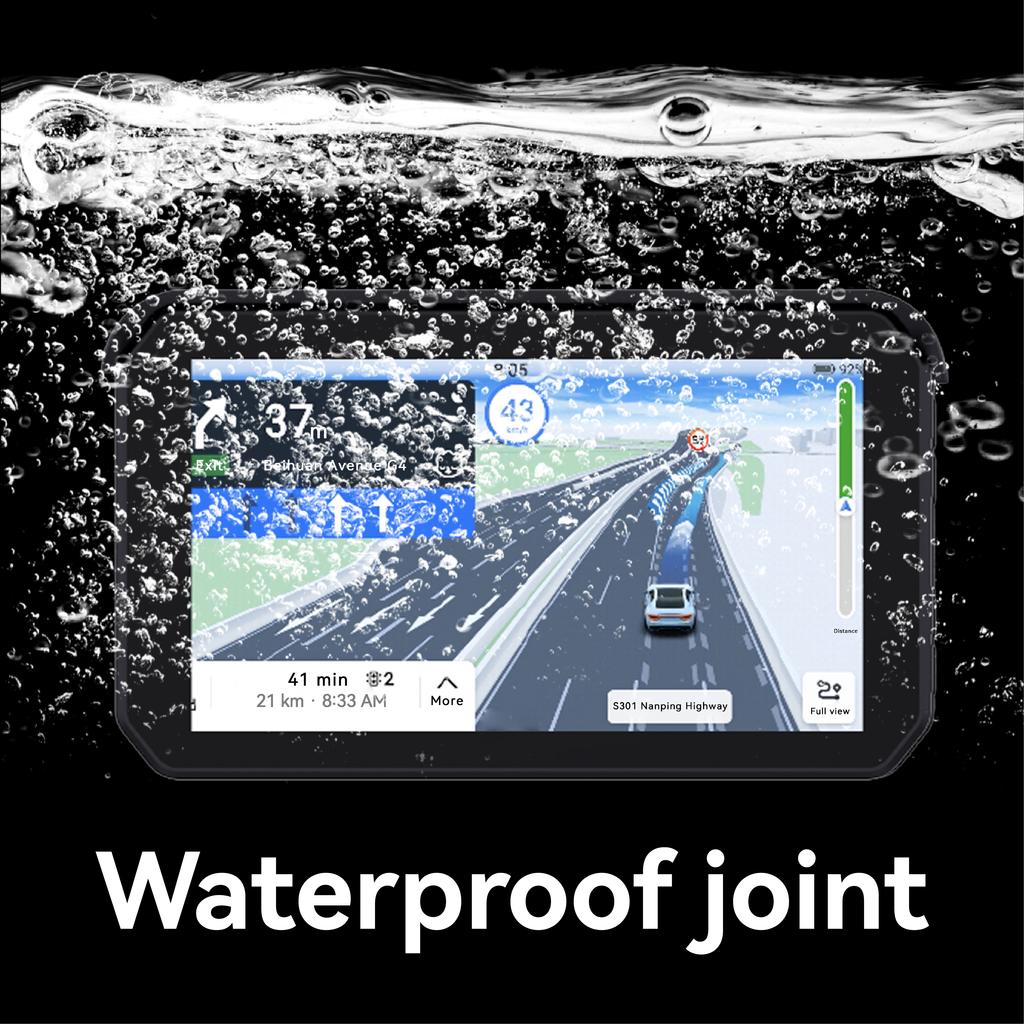 Лучший мотоцикл Carplay водонепроницаемый 1080P 5 дюймов WIFI беспроводной Android Auto DVR монитор видеорегистратор GPS навигация TPMS SD