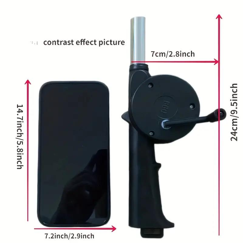 Уличный портативный ручной воздуходувка Бытовая воздуходувка для розжига древесного угля для барбекю