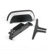 Black & Silver ABS Car Rear Air Vent Outlet Tab Clip Trim For BMW 5 Series 17+