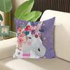 Floral Friends Animal Cushion Cover × Stuffed Cushions Decorative Pillows for Sofa Pillow Cases Elegant Room Covers Sleep
