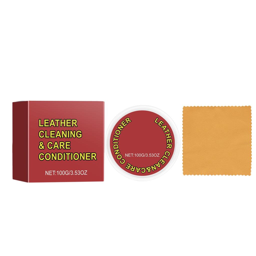 Leather Cleaning Care Multifunctional Leather Care Balm Leather  Leather Sofa Bags Care Balm,100g