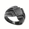 Мужское скандинавское кольцо, винтажное антикварное черное скандинавское кольцо, скандинавские украшения, размер 7–11