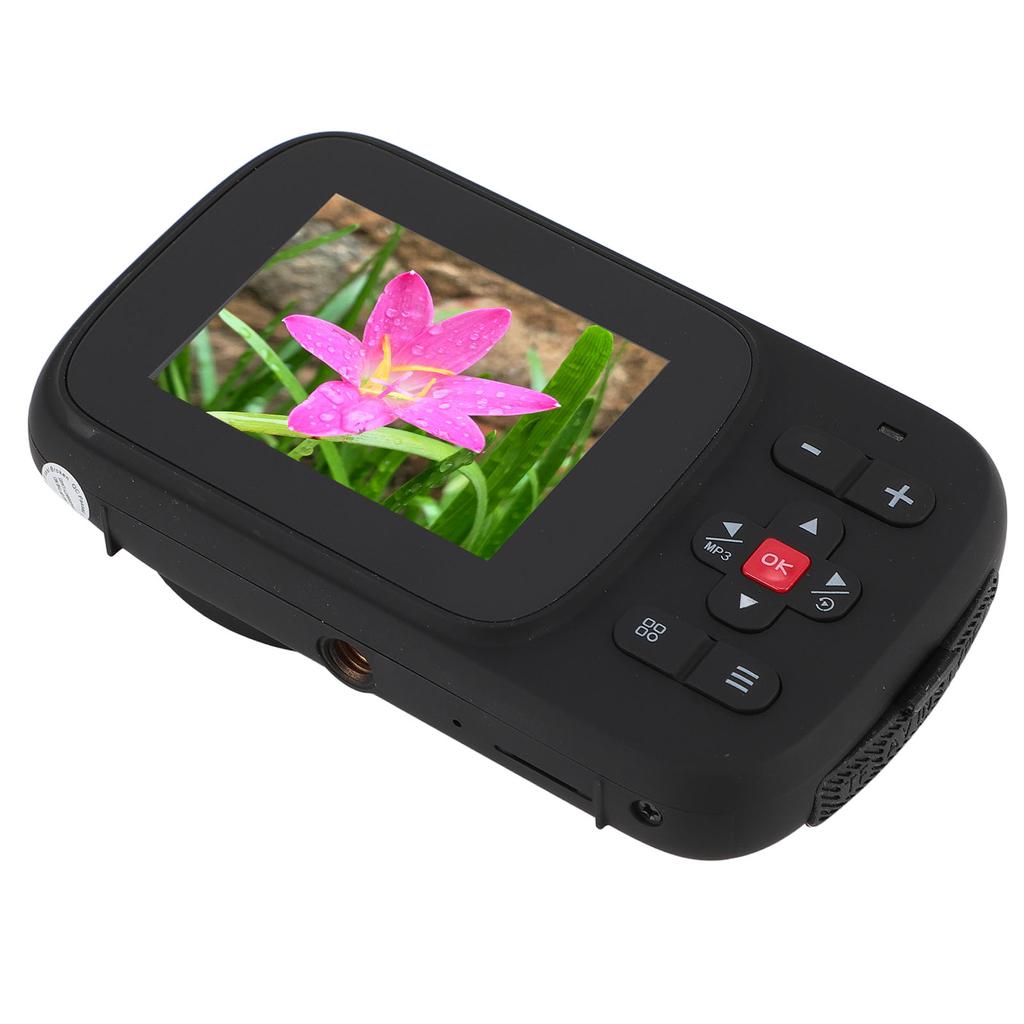 Double Screen Selfie Camera 2.5K 72MP Autofocus MP3 Music Playback 16X Zoom Built In Fill Light