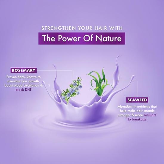 Dabur Шампунь против выпадения волос Vatika Rosemary & Seaweed - 640 мл | Уменьшает выпадение волос | Стимулирует рост и густоту волос | Создано совместно с дерматологом