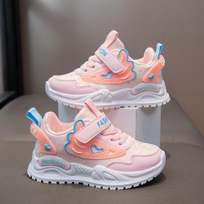 Спортивная обувь для девочек 2025 весна новая легкая для девочек среднего и старшего возраста кроссовки для бега повседневная студенческая обувь на мягкой подошве туфли принцессы