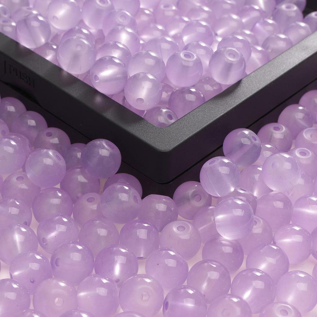 Бусины из имитации нефрита 6 мм, однотонные, для изготовления украшений своими руками