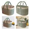 Handmade Bamboo Basket with Lid Gift Wrapping Baskets New Egg Basket for Mooncake Snacks