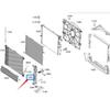 Radiator Bracket for Mercedes-Benz C-Class W205, Part Numbers 0995042118 & 0995042218.