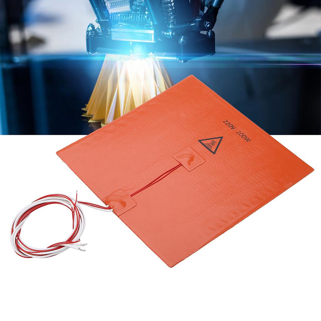 3D Printer Accessories Silicone Hot Heated Bed Heating Pad