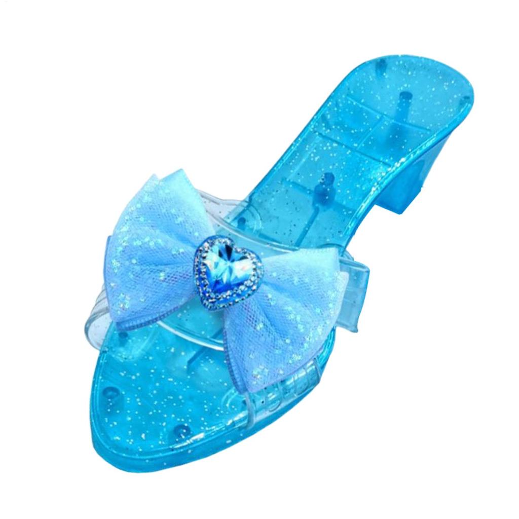 Праздничные туфли принцессы, реквизит для фото, хрустальные туфельки, нарядные каблуки для маленьких девочек, для любителей костюмов, для сцены, для семейного праздничного мероприятия