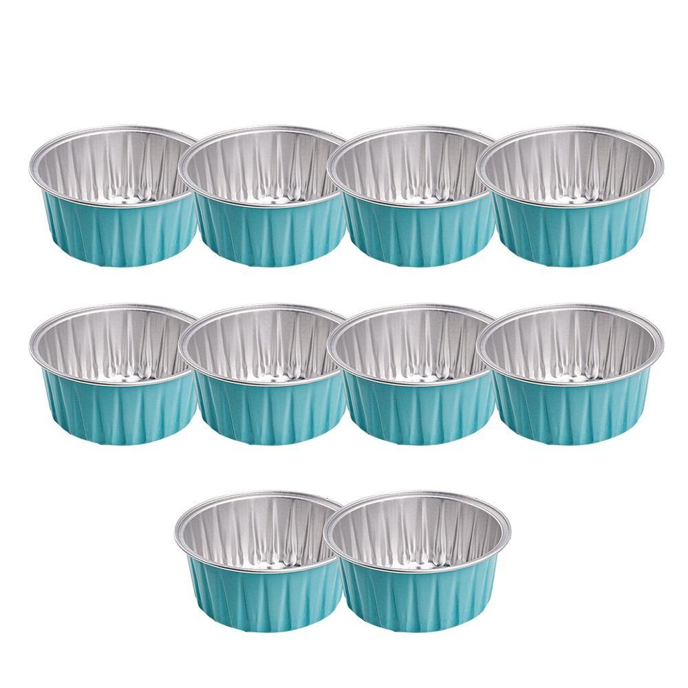 Cake Tool Air Fryer Reusable Aluminum Foil Tin Cup Tinfoil Box Pudding Cake Mold Tray Tinfoil Cups