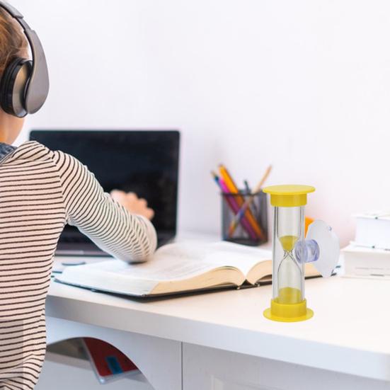 Таймер для песочных часов, детский таймер для зубной щетки, 2 минуты, эффективный тайм-менеджмент, песочные часы с присоской для дома