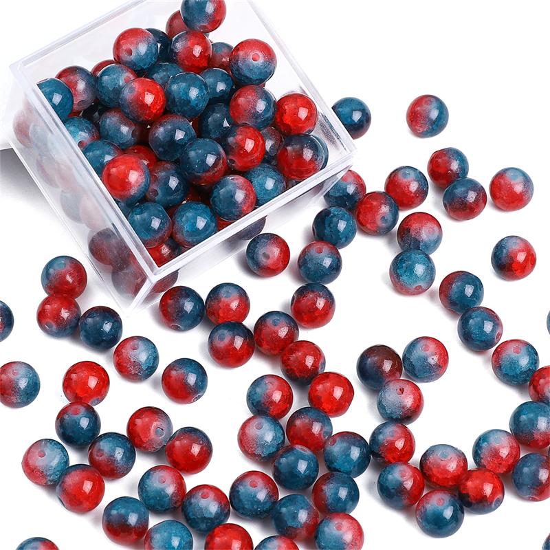 20шт хрустальные бусины цветных блоков свободные бусины-разделители для изготовления ювелирных изделий