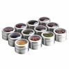 Aiyola Magnetic Spice Tins, 12-Piece Stainless Steel Magnetic Spice Containers, Magnetic Spice Jars, Easy-to-Clean, Rust-Resistant Precious Metal Salt