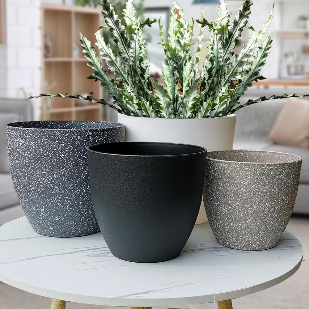 Frosted Balcony Plant Pot Large-capacity Succulent Flowerpot Plant Growth Cultivation Pot  for Home