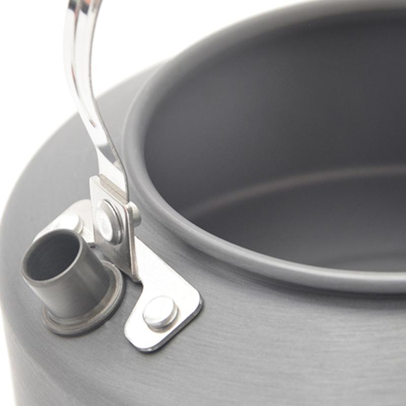 Outdoor Camping Kettle Aluminum Teapot Outdoor Hiking Water Boilers Camp Teas Coffee Pots Portable Teapot Kettle