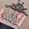 Новый Металлический Краб для Волос в Виде Паутины из Сплава Хэллоуин Заколки-Клешни для Волос Зажим Заколка Зажимы Вечерние Аксессуары для Волос