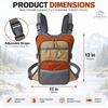 Wear Resistant Fly Fishing Chest Pack Waterproof Tackle Chest Carrier  Fly Fishing