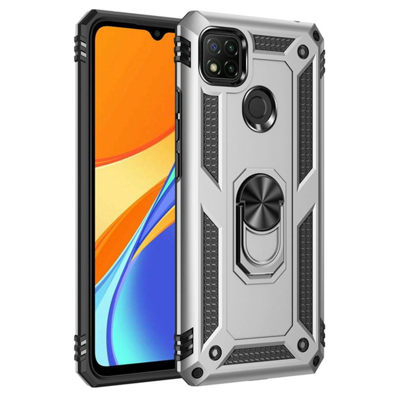 Shockproof Ring Armor Case For Xiaomi Mi A3 10 10T Lite Redmi Note 7 7A 8 8A 8T 9 9A 9AT 9C Note 9T Note 10 10S Poco M2 M3 X3 NFC K30 K40 Pro Cover