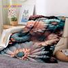 Dream Sun Flowers Nordic Daisy Soft Blankets,Keep Warm Throw Blanket Comfortable Blanket for Picnic Beds Sofa Home Bedroom Gift