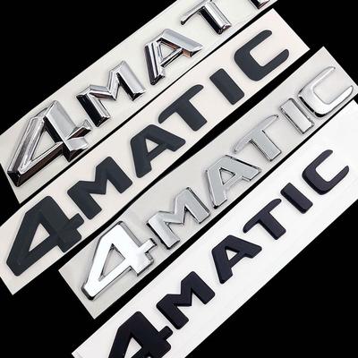 4MATIC 4 MATIC багажник автомобиля хромированные черные буквы эмблема наклейка для ABCEGS ML SL CL GLA CLA Class